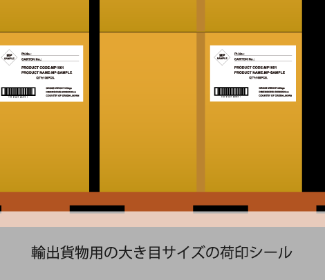 荷印（シッピングマーク・ケースマーク）用シール