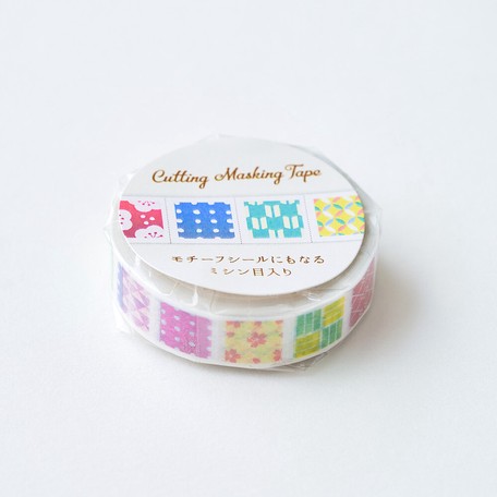 Cutting Masking Tape 10mm  Japanese pattern（5 set）-TM01058